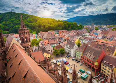 Detektei Freiburg im Breisgau* Stadtbild von Freiburg im Breisgau*